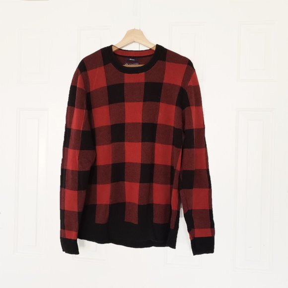 American Rag - 100% Cotton Buffalo Plaid Sweater - SO COZY - Sz M - Picture 2 of 10
